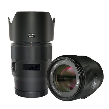 Meike 85mm f/1.8 FF STM auto focusing full frame portrait lens for Sony E mount Nikon Z Fujifilm X Leica TL SL